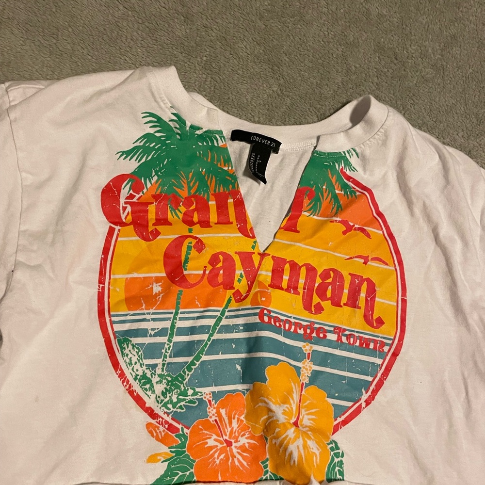 sunset crop top! 
size: SMALL
condition: like new - Picture 2 of 3